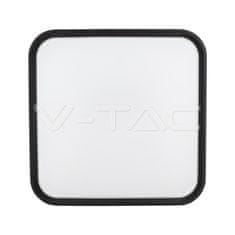 V-TAC LED plafonjera 18W 4000K 1830lm IP44 mikrovalovni senzor+daljinec IP44 črna