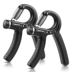 shumee NIYIKOW Hand Grip 10-60kg Black 2 kosa Prijemala z nastavljivim uporom