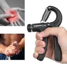shumee NIYIKOW Hand Grip 10-60kg Black 2 kosa Prijemala z nastavljivim uporom