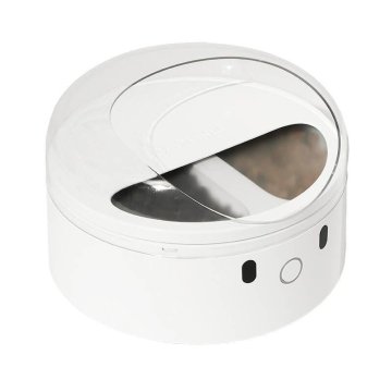 CATLINK F03 pametni dozirnik hrane RFID s prepoznavo obraza, bel