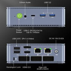 GMKtec računalnik mini PC M5 AMD Ryzen7 32GB RAM 1TB SSD NucBox