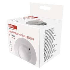 Emos Mikrovalovni senzor gibanja IP20 1200W beli
