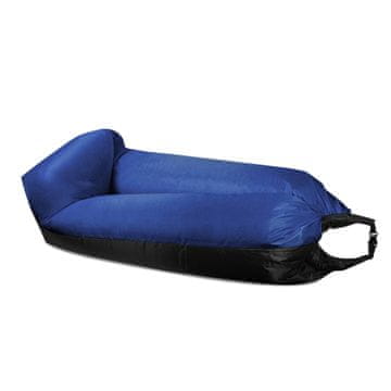 Aga Napihljiva vreča LAZY BAG 230x70 cm Črna/Temno modra