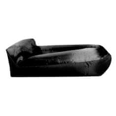 Aga Napihljiva vreča LAZY BAG 230x70 cm Črna/Črna
