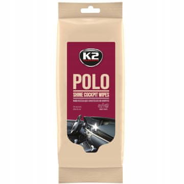 K2 Sijajči vlažilni robčki za armaturno ploščo (K2 POLO SHINE WIPES)