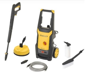 Stanley Visokotlačni čistilec SXPW14PE EM 1400W, 390l/h, max. 110bar, 220V/50Hz SCHUKO