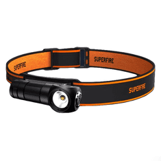 SupFire LED naglavna svetilka Supfire TH03, polnilna, 5W, 460lm, USB-C, Li-ion
