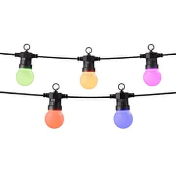 WOOX R5195 Smart Party String Wi-Fi 9m + 3,3m kabel RGB LED okrasitev trak