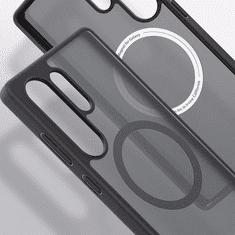 Spigen Capella MagSafe silikonski ovitek za Samsung Galaxy S25 Ultra 5G - črno prozoren
