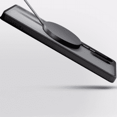 Spigen Capella MagSafe silikonski ovitek za Samsung Galaxy S25 Ultra 5G - črno prozoren