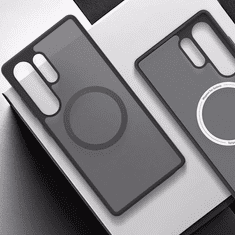Spigen Capella MagSafe silikonski ovitek za Samsung Galaxy S25 Ultra 5G - črno prozoren