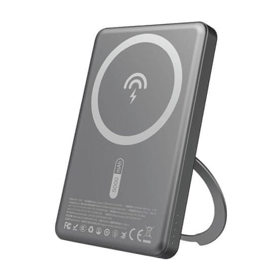 DUDAO K28S MagSafe Power Bank 5000mAh 20W, črna