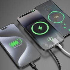 DUDAO K14S+ MagSafe Power Bank 10000mAh USB / USB-C 20W, črna