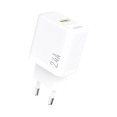 DUDAO A23 polnilnik USB 2.4A, bela