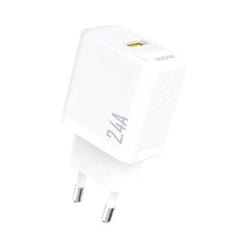 DUDAO A23 polnilnik USB 2.4A, bela