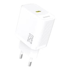 DUDAO A27 GaN polnilnik USB-C 25W, bela