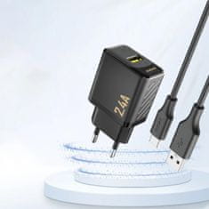 DUDAO A27P GaN polnilnik USB-C 30W, črna