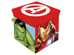 Arditex Škatla za shranjevanje s pokrovom / stolček 2v1 AVENGERS, AV15229
