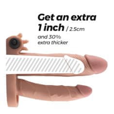 Crushious Realističen podaljšek za penis z dodatnim dildom Crushious - General Dickobi