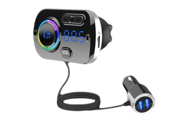 Verkgroup Avto FM oddajnik SD bluetooth 2x USB 12-24V LED RGB