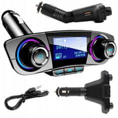 Verkgroup FM oddajnik SD bluetooth 2x USB 12-24V