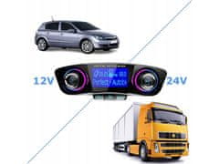 Verkgroup FM oddajnik SD bluetooth 2x USB 12-24V