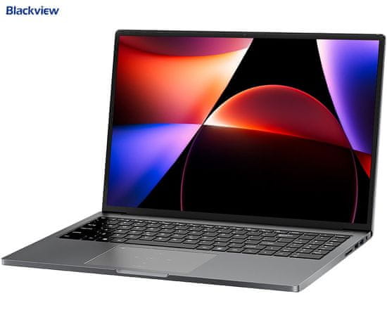 Blackview Blackview ACEBOOK 12 prenosni računalnik, 16" (40,64cm), 16GB RAM, 512GB SSD, Windows 11 Pro, Intel i5, IPS FHD+, WiFi 5, Bluetooth, 57Wh baterija, prednja kamera, dvojni zvočniki, siv (Starry Gray)