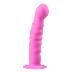 Easytoys Silikonski dildo s priseskom, roza