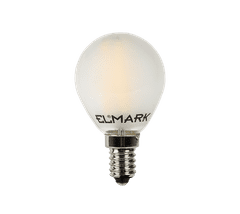 ELMARK LED žarnica G45 filament 4W E14 230V 2700K dimabilna