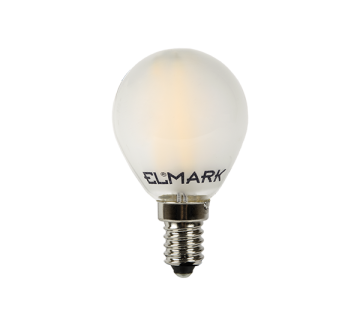 ELMARK LED žarnica G45 filament 4W E14 230V 2700K dimabilna