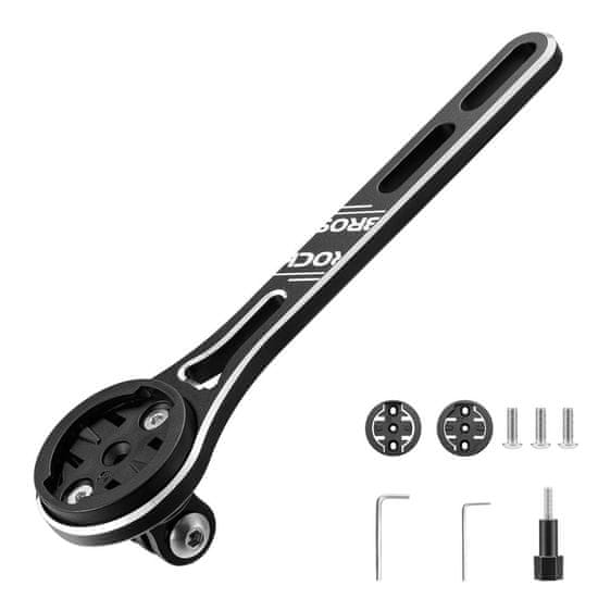 ROCKBROS Bike Mount nosilec za kolo za Garmin / GoPro, črn