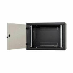 Triton kabinet zidni 6U 370 600x400 črn sestavljen