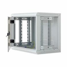 Triton kabinet zidni 18U 900 600x500 siv sestavljen snemljive stranice