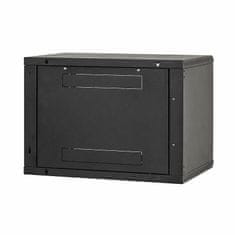 Triton kabinet zidni 6U 370 600x400 črn sestavljen