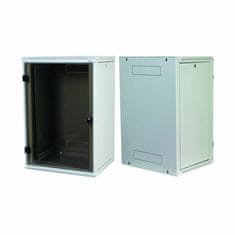 Triton kabinet zidni 18U 900 600x400 siv sestavljen