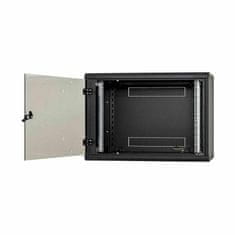 Triton kabinet zidni 6U 370 600x400 črn sestavljen