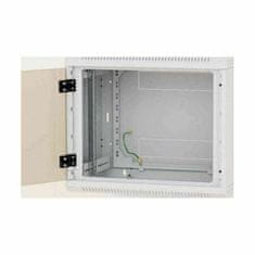 Triton kabinet zidni 18U 900 600x500 siv sestavljen perforirana vrata