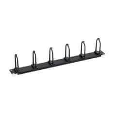 Triton organizator 1U rack 30x65mm črn