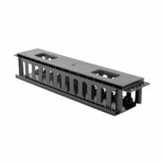 Triton organizator 2U rack plastičen s s pokrovom črn