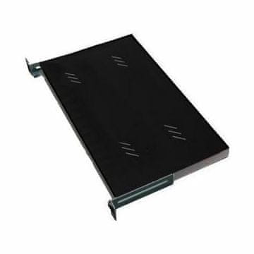 Triton polica rack 1U 250mm - 15kg črna