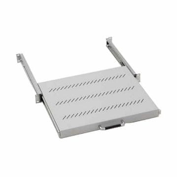 Triton polica rack izvlečna 350mm - 30kg siva