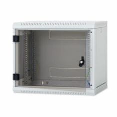Triton kabinet zidni 12U 635 600x400 siv sestavljen snemljive stranice