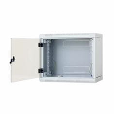 Triton kabinet zidni 12U 635 600x400 siv sestavljen snemljive stranice