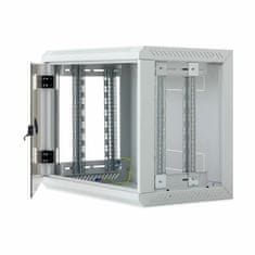 Triton kabinet zidni 12U 635 600x400 siv sestavljen snemljive stranice