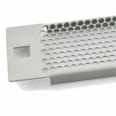 Triton slepi panel perforiran 1U rack siv