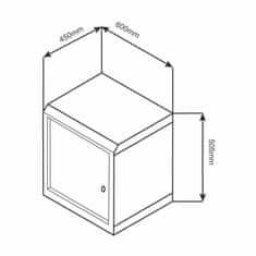 Digitus zidni kabinet 9U 505 600x450 siv sestavljen DN-19 09-U-EC
