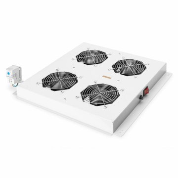 Digitus hladilna enota 4x ventilator s termostatom siva DN-19 FAN-4-N
