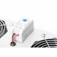 Digitus hladilna enota 2x ventilator s termostatom siva DN-19 FAN-2-WM-T