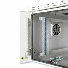 Digitus zidni kabinet 12U 713 600x600 siv sestavljen zunanji IP55