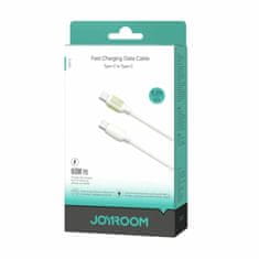 Joyroom kabel USB C-C 2m 60W bež silikonski luminescent S-A53